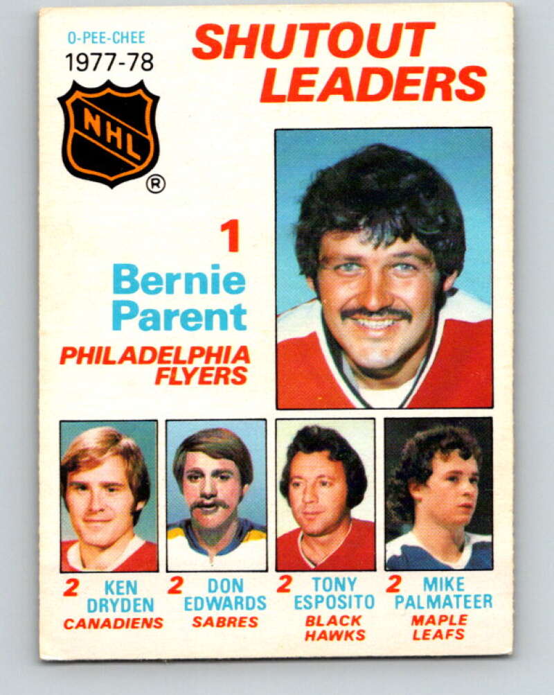 1978-79 O-Pee-Chee #70 Parent/Dryden/Edwards/Esposito/Palmateer  V21840