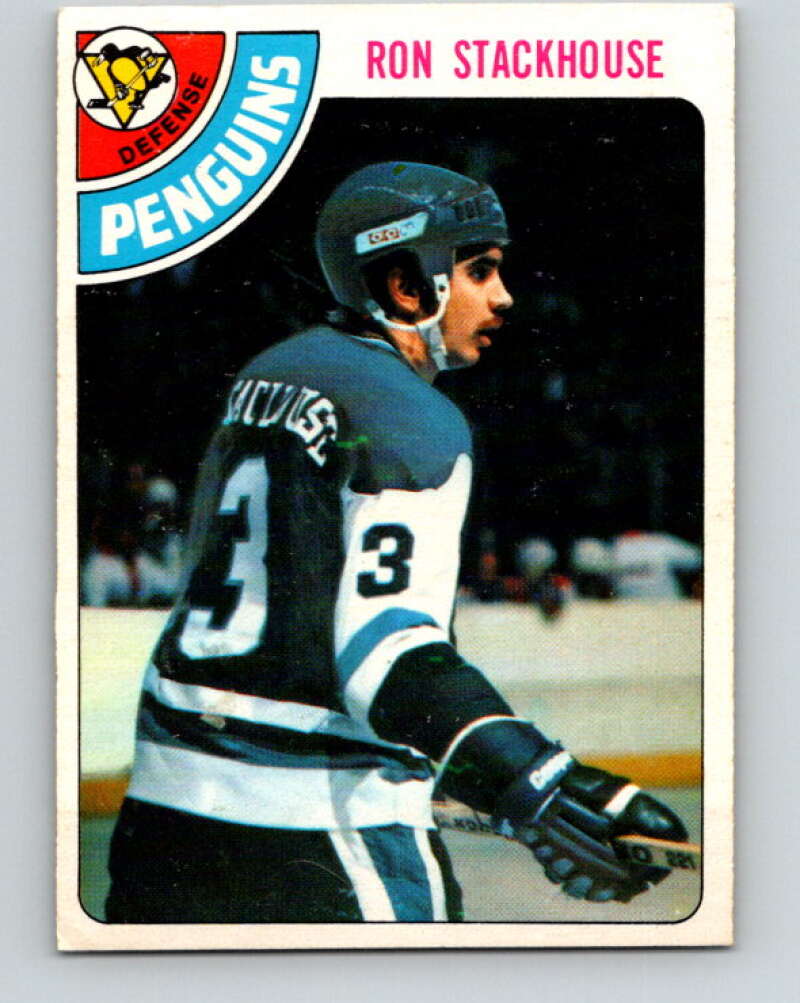 1978-79 O-Pee-Chee #72 Ron Stackhouse  Pittsburgh Penguins  V21857
