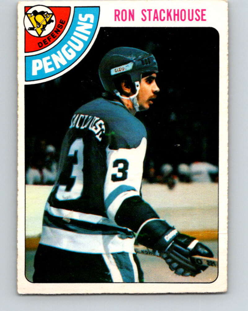1978-79 O-Pee-Chee #72 Ron Stackhouse  Pittsburgh Penguins  V21858