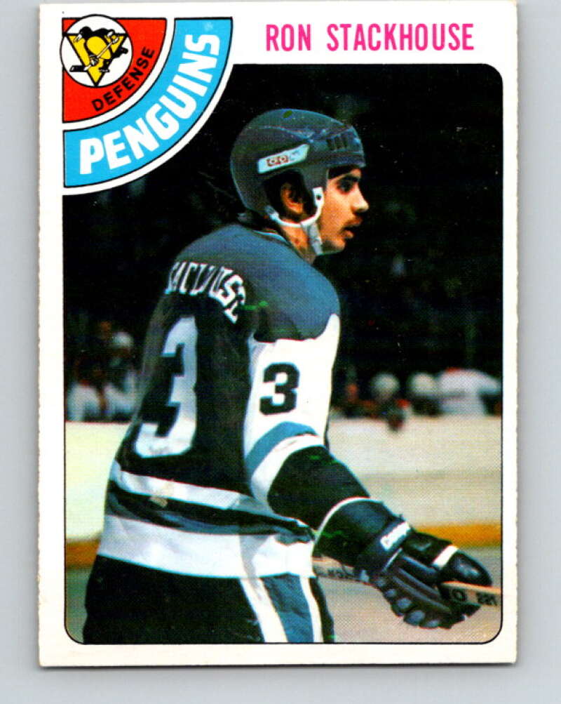 1978-79 O-Pee-Chee #72 Ron Stackhouse  Pittsburgh Penguins  V21859