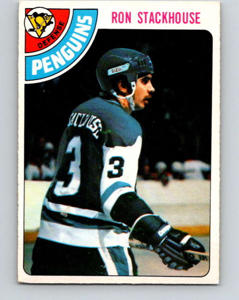 1978-79 O-Pee-Chee #72 Ron Stackhouse  Pittsburgh Penguins  V21860