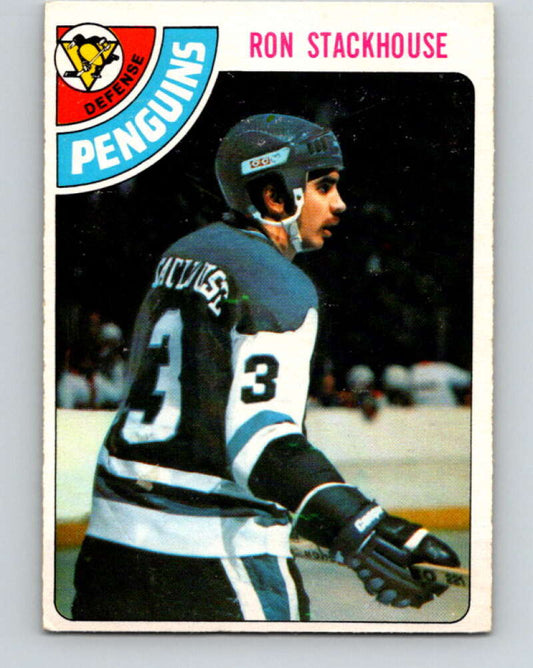 1978-79 O-Pee-Chee #72 Ron Stackhouse  Pittsburgh Penguins  V21861