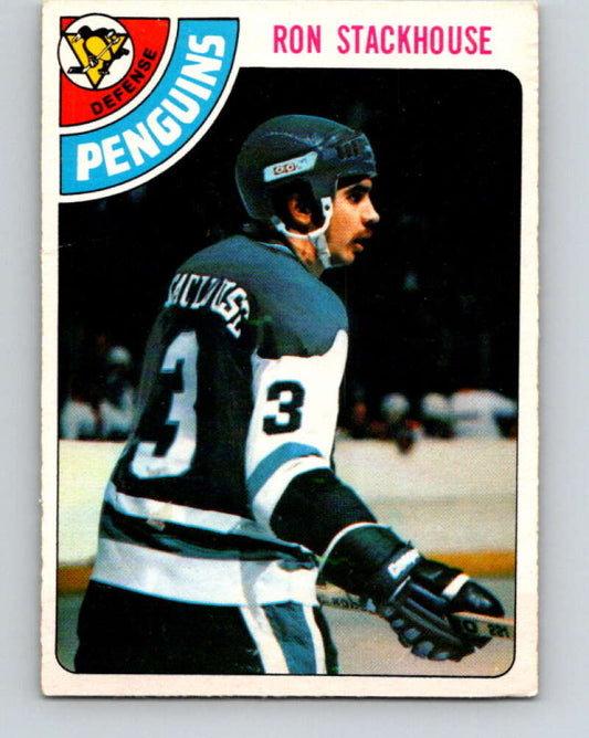 1978-79 O-Pee-Chee #72 Ron Stackhouse  Pittsburgh Penguins  V21862