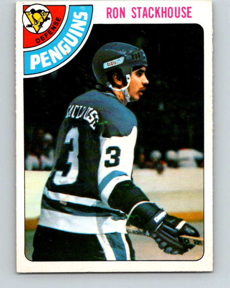 1978-79 O-Pee-Chee #72 Ron Stackhouse  Pittsburgh Penguins  V21864