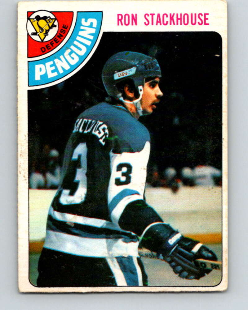 1978-79 O-Pee-Chee #72 Ron Stackhouse  Pittsburgh Penguins  V21865