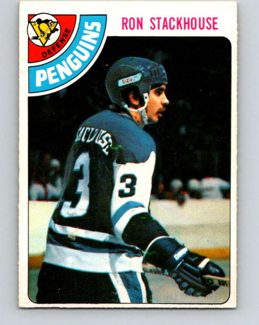 1978-79 O-Pee-Chee #72 Ron Stackhouse  Pittsburgh Penguins  V21866