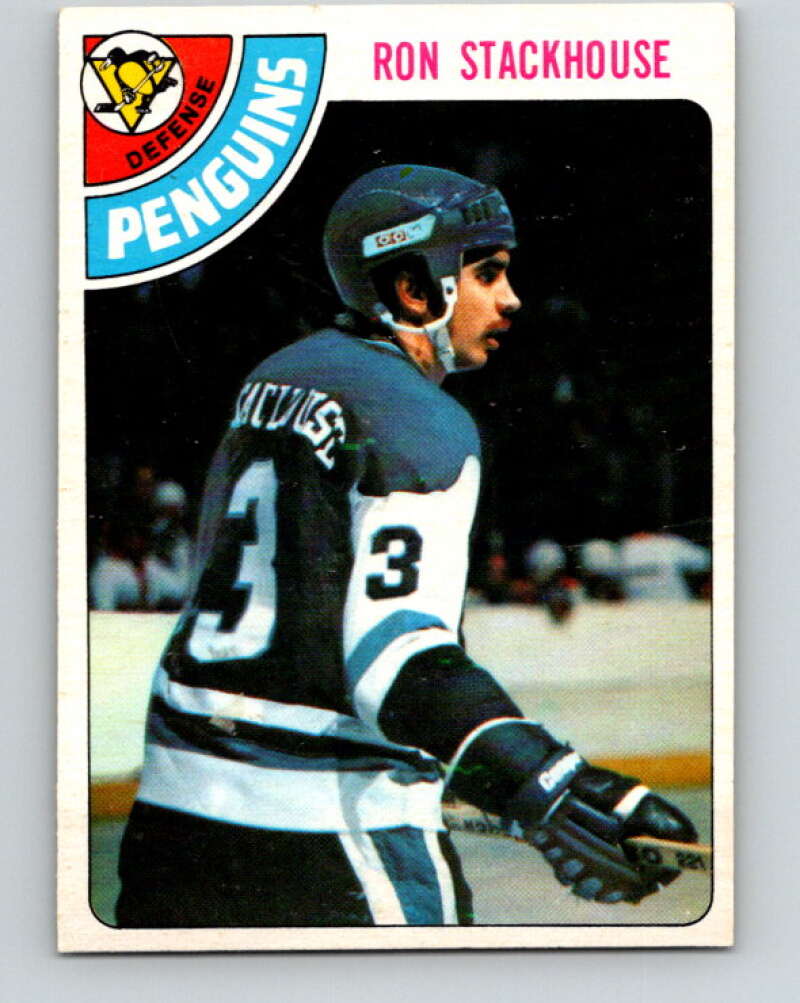1978-79 O-Pee-Chee #72 Ron Stackhouse  Pittsburgh Penguins  V21869