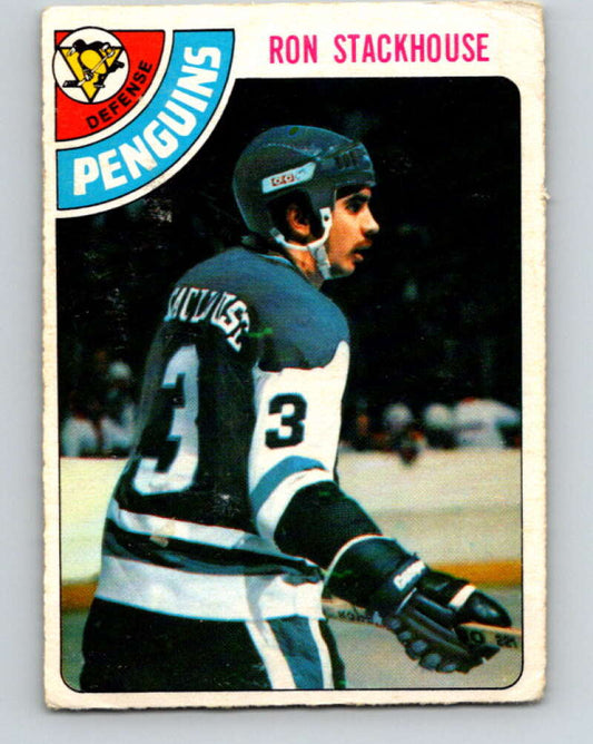 1978-79 O-Pee-Chee #72 Ron Stackhouse  Pittsburgh Penguins  V21871
