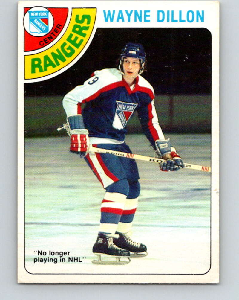 1978-79 O-Pee-Chee #73 Wayne Dillon  New York Rangers  V21873