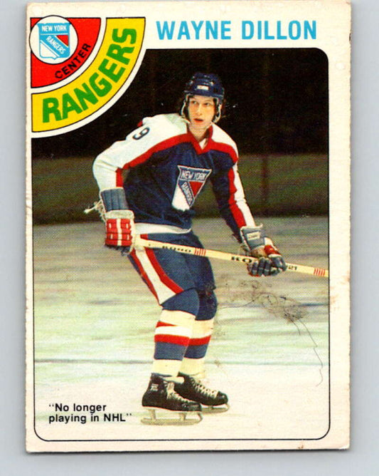 1978-79 O-Pee-Chee #73 Wayne Dillon  New York Rangers  V21874