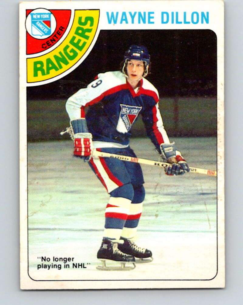 1978-79 O-Pee-Chee #73 Wayne Dillon  New York Rangers  V21875