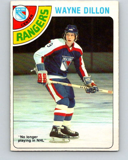 1978-79 O-Pee-Chee #73 Wayne Dillon  New York Rangers  V21878