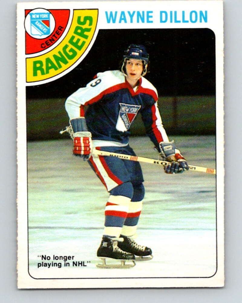 1978-79 O-Pee-Chee #73 Wayne Dillon  New York Rangers  V21879