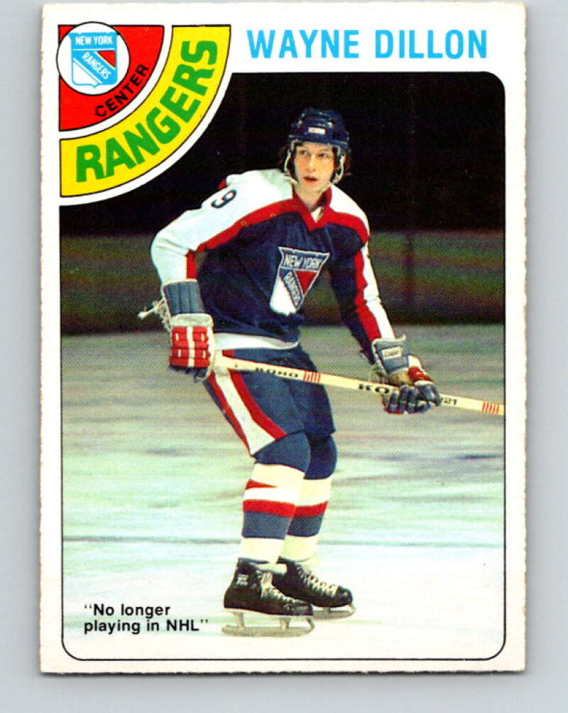 1978-79 O-Pee-Chee #73 Wayne Dillon  New York Rangers  V21880
