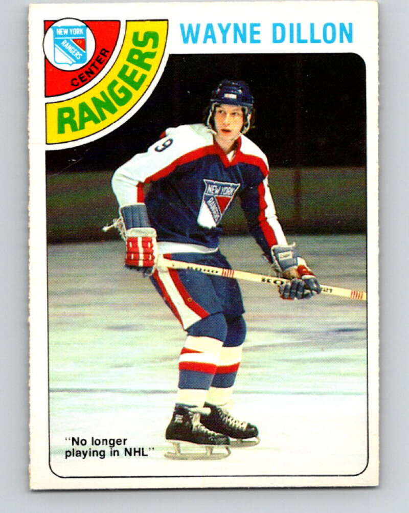 1978-79 O-Pee-Chee #73 Wayne Dillon  New York Rangers  V21882