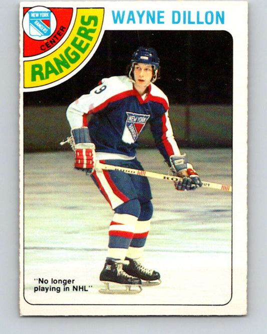 1978-79 O-Pee-Chee #73 Wayne Dillon  New York Rangers  V21883