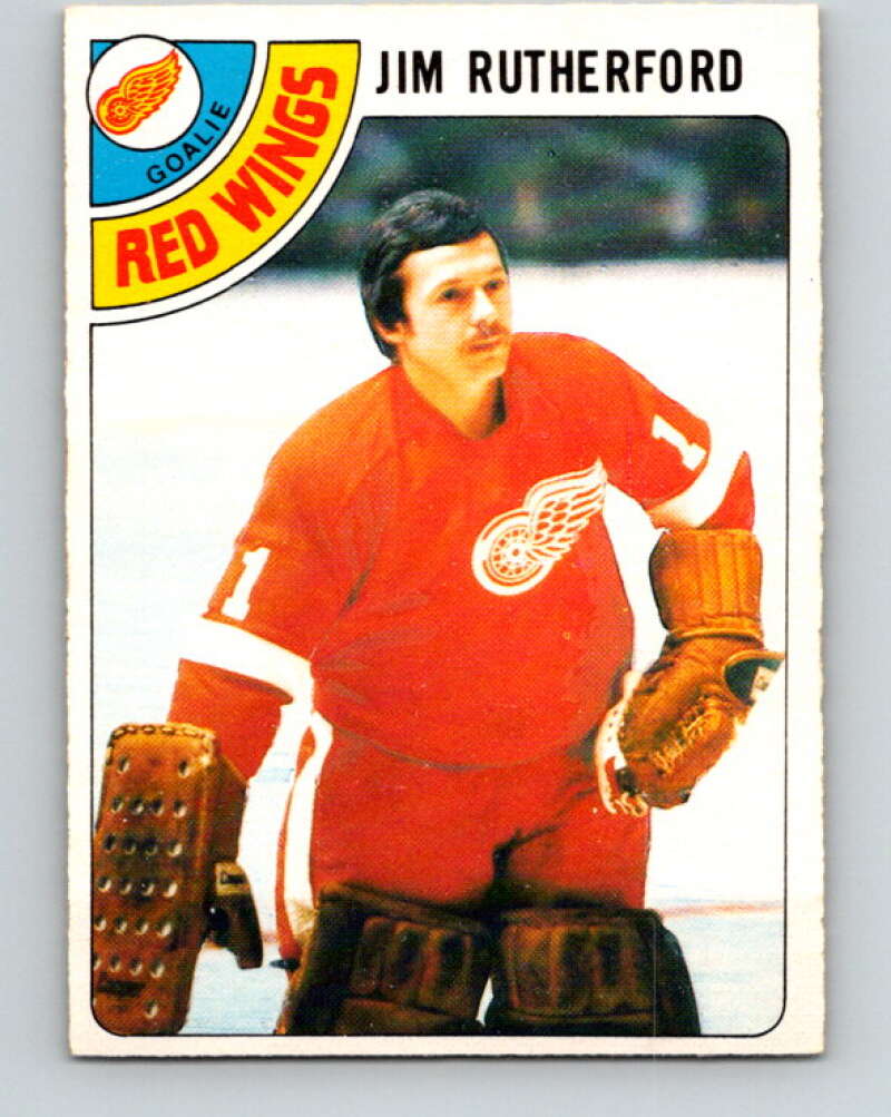 1978-79 O-Pee-Chee #74 Jim Rutherford  Detroit Red Wings  V21885