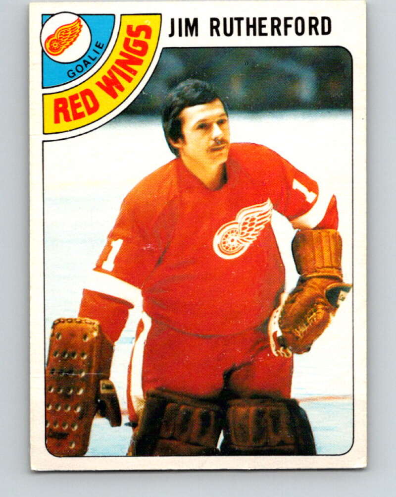 1978-79 O-Pee-Chee #74 Jim Rutherford  Detroit Red Wings  V21887