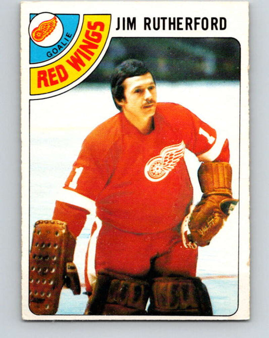 1978-79 O-Pee-Chee #74 Jim Rutherford  Detroit Red Wings  V21889