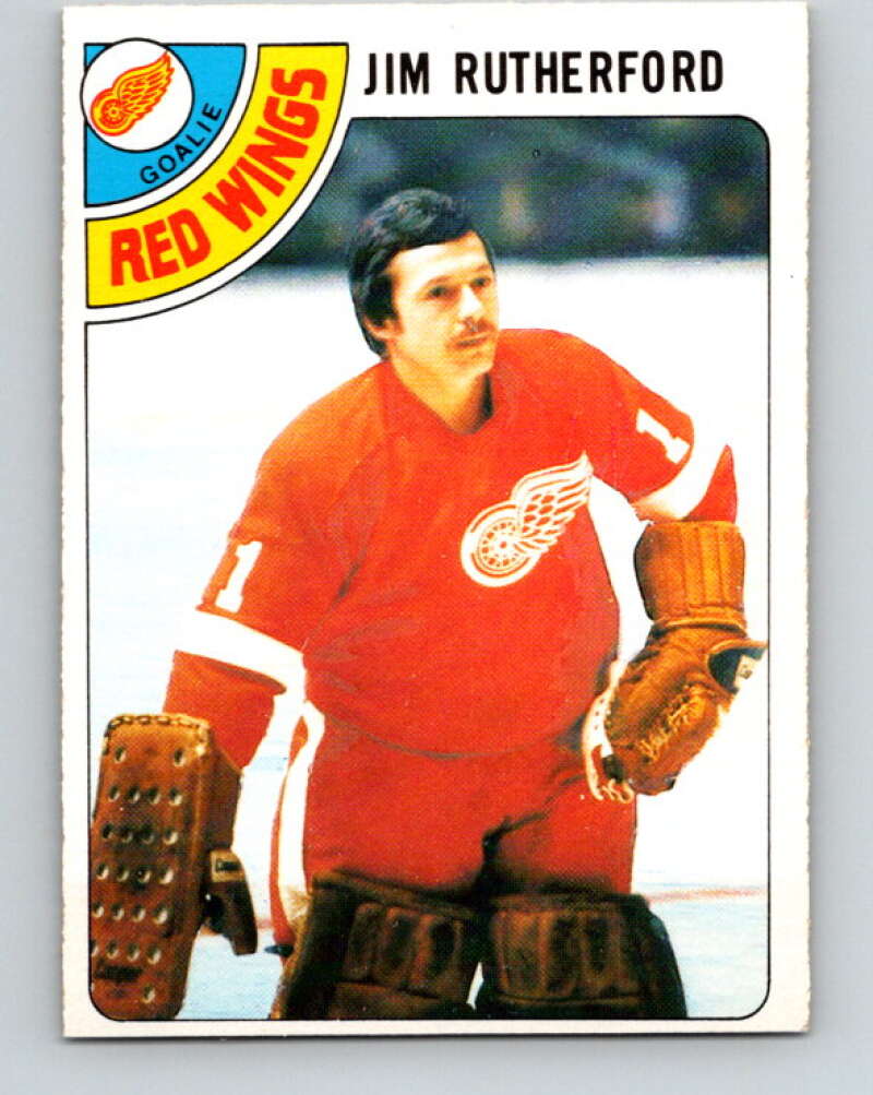 1978-79 O-Pee-Chee #74 Jim Rutherford  Detroit Red Wings  V21890