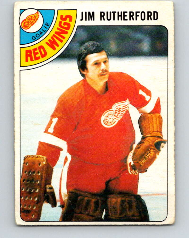1978-79 O-Pee-Chee #74 Jim Rutherford  Detroit Red Wings  V21891