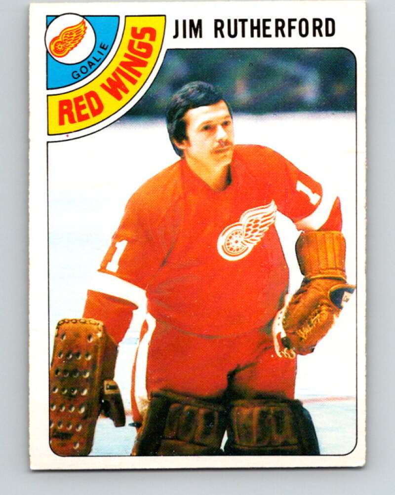 1978-79 O-Pee-Chee #74 Jim Rutherford  Detroit Red Wings  V21892