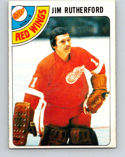 1978-79 O-Pee-Chee #74 Jim Rutherford  Detroit Red Wings  V21894