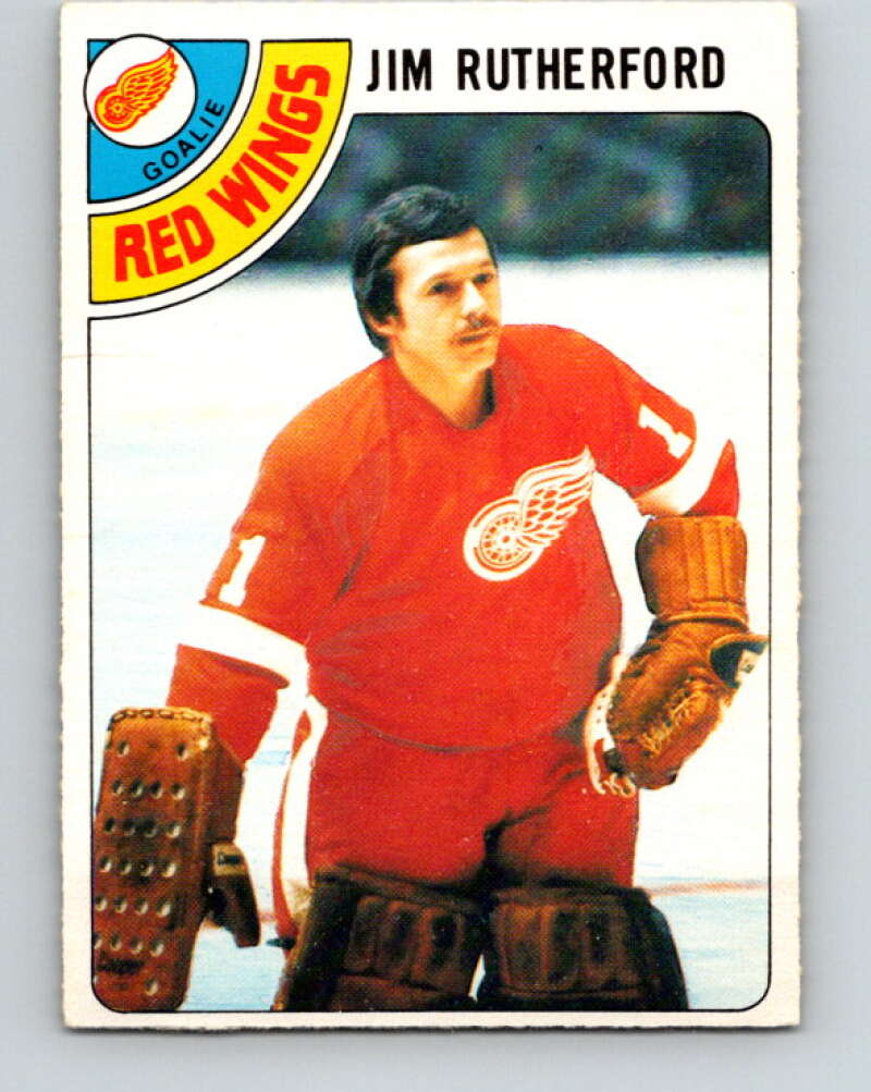 1978-79 O-Pee-Chee #74 Jim Rutherford  Detroit Red Wings  V21896