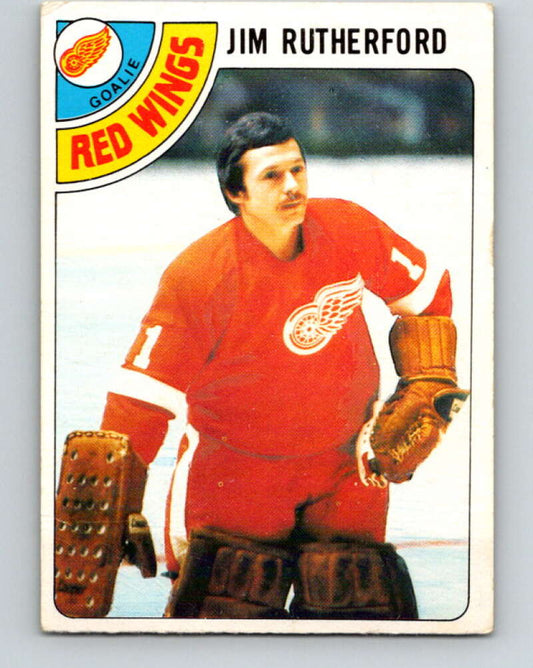 1978-79 O-Pee-Chee #74 Jim Rutherford  Detroit Red Wings  V21898