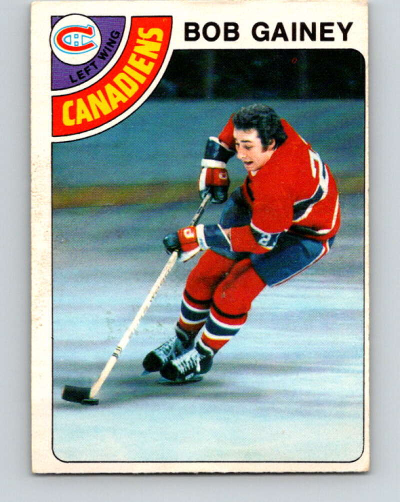 1978-79 O-Pee-Chee #76 Bob Gainey  Montreal Canadiens  V21919