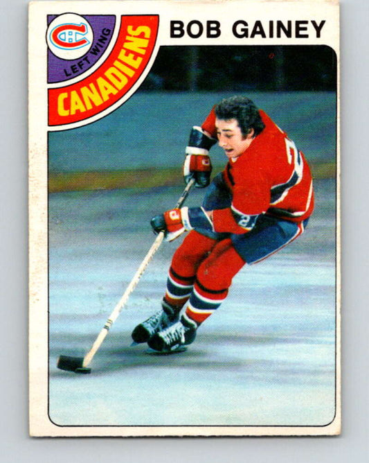 1978-79 O-Pee-Chee #76 Bob Gainey  Montreal Canadiens  V21919