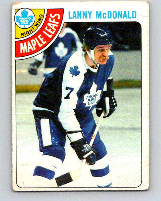 1978-79 O-Pee-Chee #78 Lanny McDonald Maple Leafs  V21952