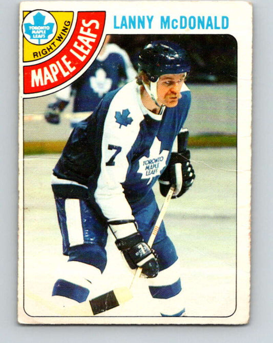 1978-79 O-Pee-Chee #78 Lanny McDonald Maple Leafs  V21953