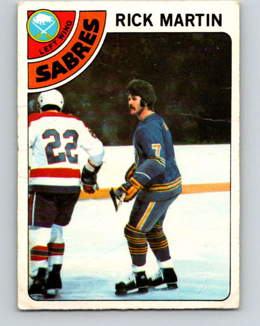 1978-79 O-Pee-Chee #80 Rick Martin  Buffalo Sabres  V21990