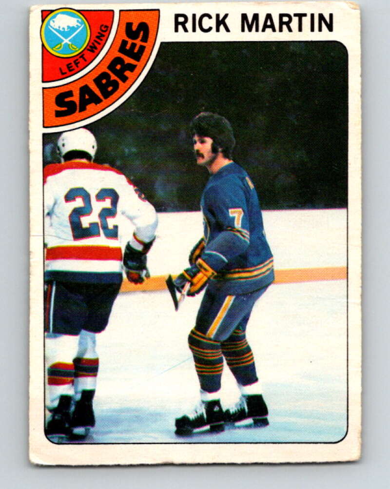 1978-79 O-Pee-Chee #80 Rick Martin  Buffalo Sabres  V21991