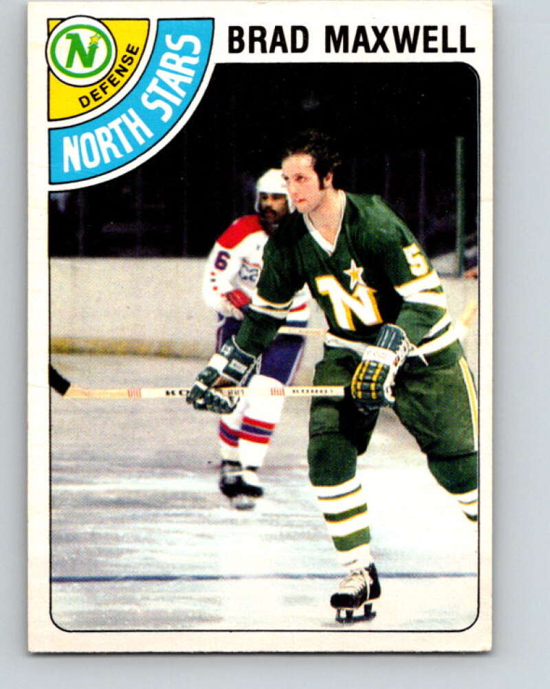 1978-79 O-Pee-Chee #83 Brad Maxwell  RC Rookie Minnesota  V22036