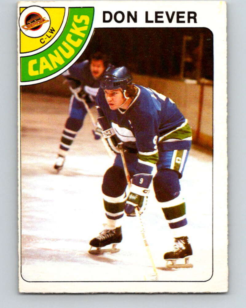 1978-79 O-Pee-Chee #86 Don Lever  Vancouver Canucks  V22084