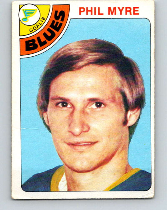 1978-79 O-Pee-Chee #87 Phil Myre  St. Louis Blues  V22088