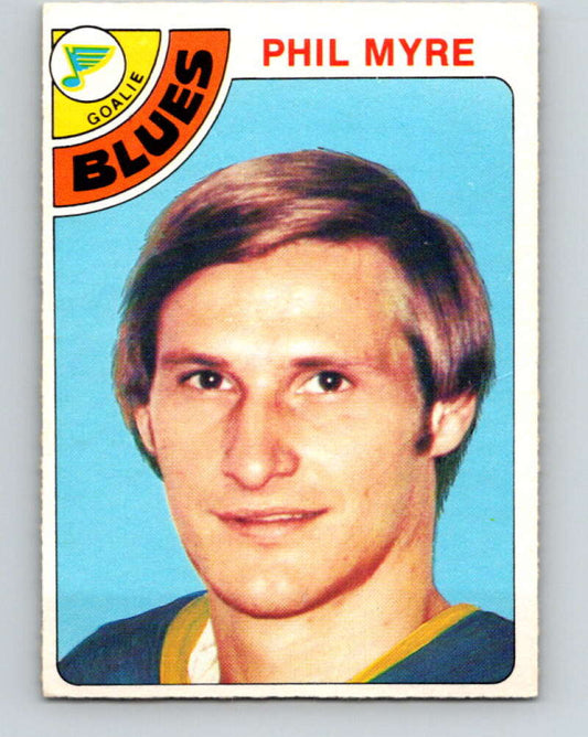 1978-79 O-Pee-Chee #87 Phil Myre  St. Louis Blues  V22089