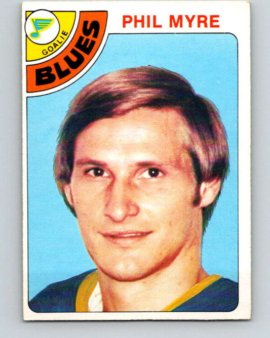 1978-79 O-Pee-Chee #87 Phil Myre  St. Louis Blues  V22091