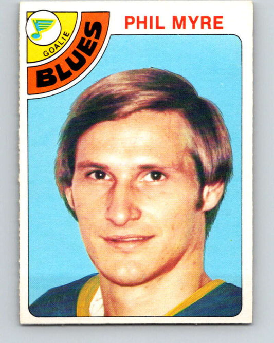 1978-79 O-Pee-Chee #87 Phil Myre  St. Louis Blues  V22096