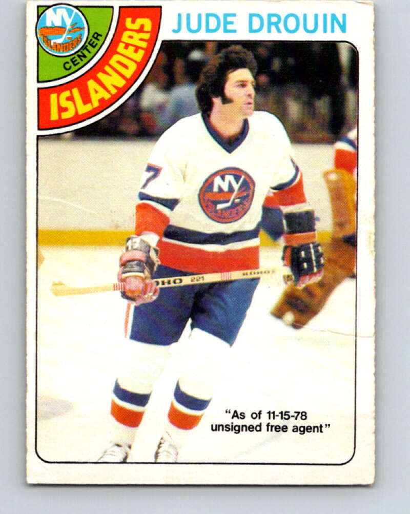 1978-79 O-Pee-Chee #93 Jude Drouin  New York Islanders  V22152