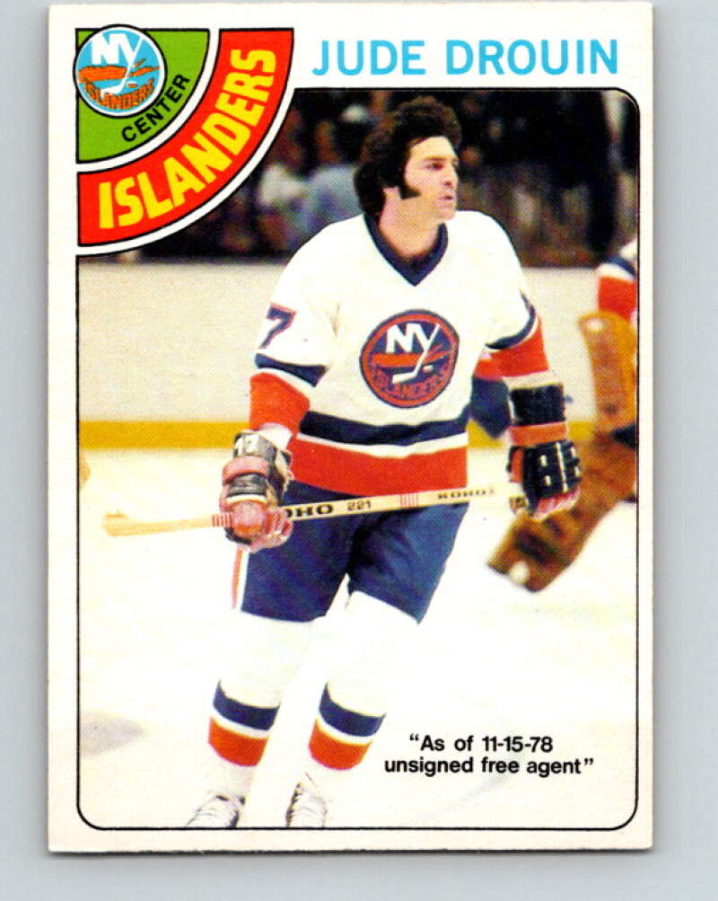1978-79 O-Pee-Chee #93 Jude Drouin  New York Islanders  V22153