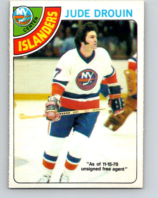 1978-79 O-Pee-Chee #93 Jude Drouin  New York Islanders  V22157