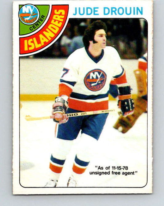 1978-79 O-Pee-Chee #93 Jude Drouin  New York Islanders  V22159