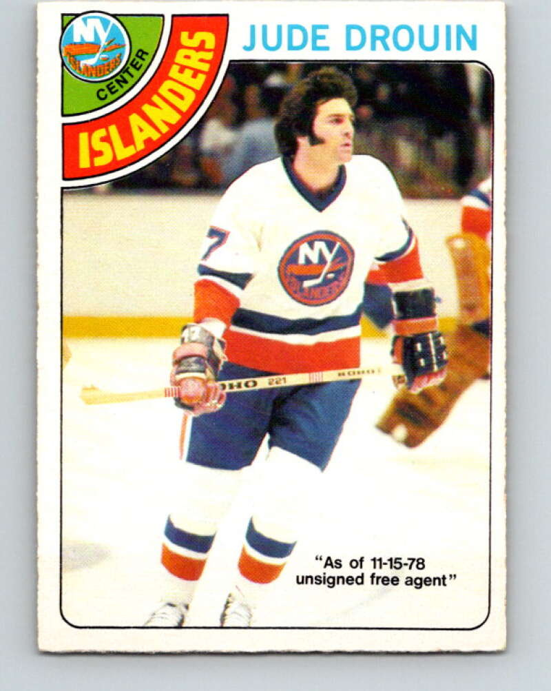 1978-79 O-Pee-Chee #93 Jude Drouin  New York Islanders  V22160