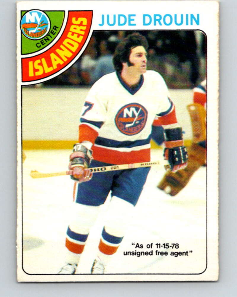 1978-79 O-Pee-Chee #93 Jude Drouin  New York Islanders  V22161