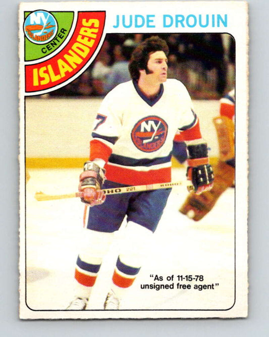 1978-79 O-Pee-Chee #93 Jude Drouin  New York Islanders  V22162