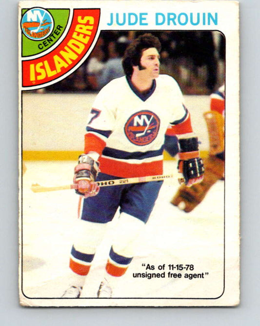 1978-79 O-Pee-Chee #93 Jude Drouin  New York Islanders  V22163
