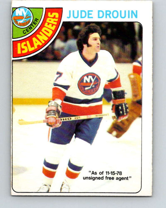 1978-79 O-Pee-Chee #93 Jude Drouin  New York Islanders  V22166